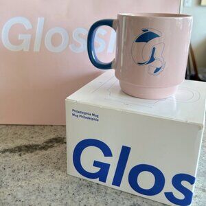 Glossier Limited Exclusive Philadelphia Travel Mug NEW